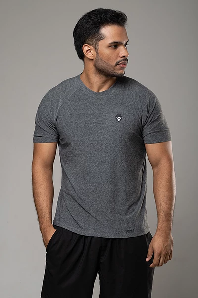 Camiseta Deportiva Performance - Gris